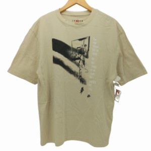 JORDAN BRAND(ジョーダンブランド) 21SS AS M J FLT SS GRAPHIC CREW BEACH メンズ import：L 【中古】【ブランド古着バズストア】