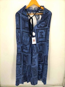 ACNE STUDIOS(アクネストゥディオズ) Printed Dress Indigo Blue レディース  34【中古】【ブランド古着バズストア】