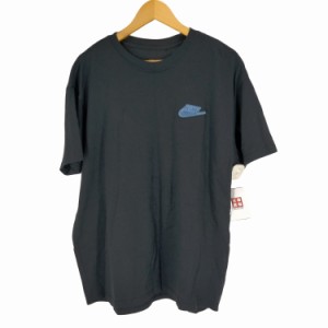 NIKE(ナイキ) ラバースウッシュ プリントクルーネックTシャツ メンズ JPN：L 【中古】【ブランド古着バズストア】