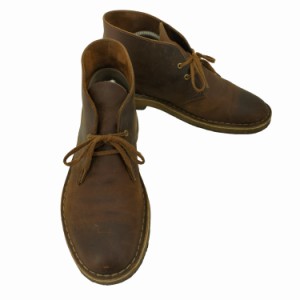 Clarks(クラークス) オイルドレザーデザートブーツ チャッカブーツ メンズ  25.5【中古】【ブランド古着バズストア】