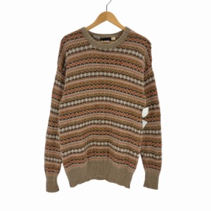 USED古着(ユーズドフルギ) {{eskimo KNITWEAR}} 80s イングランド製 ネイティブ柄ウールニット メンズ JPN：L 【中古】【ブランド古着バ