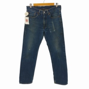 Levis(リーバイス) 505 Regular Fit ストレート デニム パンツ メンズ  W32 L32【中古】【ブランド古着バズストア】