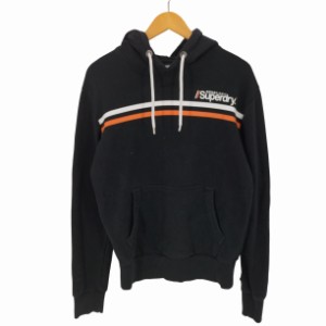 Superdry (極度乾燥しなさい)(スーパードライ) ダメージ加工 プルオーバーパーカー メンズ JPN：S 【中古】【ブランド古着バズストア】