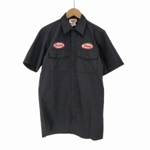 Dickies(ディッキーズ) 80-90S USA製 胸 ワッペン フラップポケット S/S ワークシャツ メンズ import：S 【中古】【ブランド古着バズスト