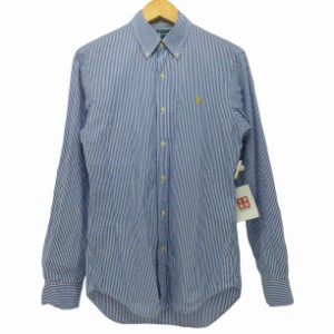 RALPH LAUREN(ラルフローレン) SLIM FIT BD ストライプシャツ メンズ JPN：S 【中古】【ブランド古着バズストア】