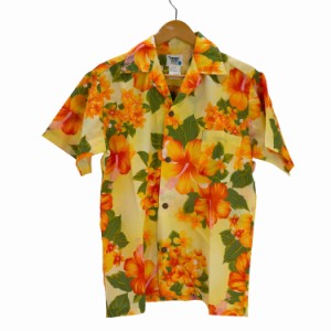 PACIFIC ISLE(フルギ) 70s ココナッツボタン アロハシャツ メンズ  18【中古】【ブランド古着バズストア】