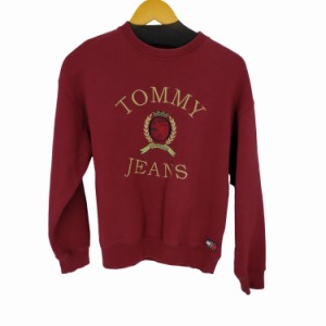 tommy jeans(トミージーンズ) 90S ロゴ刺繍スウェット メンズ import：XS 【中古】【ブランド古着バズストア】