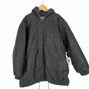 USED古着(ユーズドフルギ) {{PHASE2}} 90S オーバーサイズ 本革 フーデッド中綿レザージャケット メンズ import：XL 【中古】【ブランド