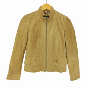 Eddie Bauer(エディーバウアー) ピッグスエード ジップアップジャケット レディース import：XS 【中古】【ブランド古着バズストア】