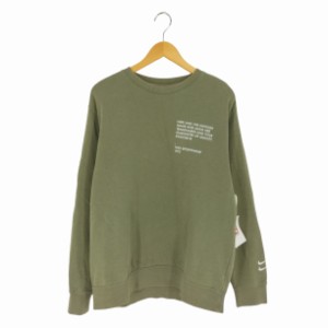 NIKE(ナイキ) AS M NSW SWOOSH CREW クルーネックスウェット メンズ import：L 【中古】【ブランド古着バズストア】