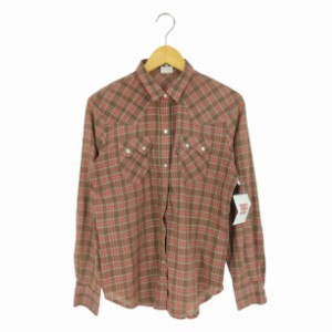 Levis(リーバイス) 白タグ SCOVILL ボタン チェック ウエスタンシャツ レディース 表記無 【中古】【ブランド古着バズストア】