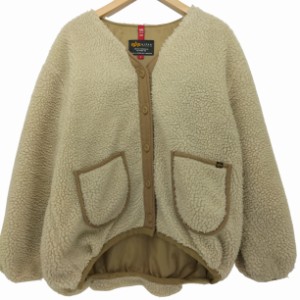 ALPHA INDUSTRIES(アルファインダストリーズ) フリースジャケット レディース import：S 【中古】【ブランド古着バズストア】