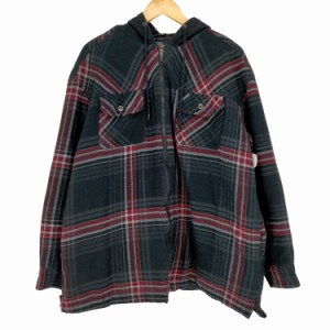 Dickies(ディッキーズ) 裏地キルティングチェックシャツフーディジャケット メンズ JPN：L 【中古】【ブランド古着バズストア】