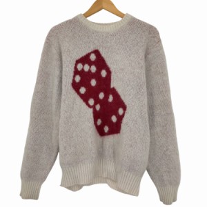 Stussy(ステューシー) DICE MOHAIR SWEATER メンズ import：M 【中古】【ブランド古着バズストア】