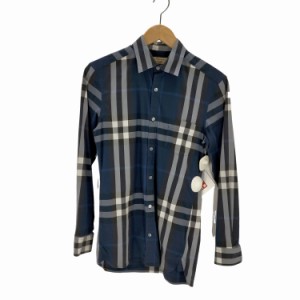 BURBERRY(バーバリー) ノバチェック レギュラーカラーシャツ メンズ JPN：XS 【中古】【ブランド古着バズストア】