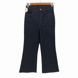 theory(セオリー) 22AW Classic ST Denim Demitria D HW GH センタープレス フレア デニム パンツ レディース  24【中古】【ブランド古着