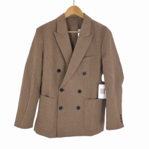 CABaN(キャバン) 22AW ウールリネン ダブルブレストジャケット BONOTTO社 メンズ JPN：S 【中古】【ブランド古着バズストア】