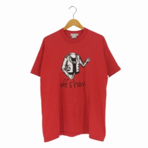 FLAGSTUFF(フラッグスタフ) USA製 両面プリント クルーネックTシャツ メンズ 表記無 【中古】【ブランド古着バズストア】