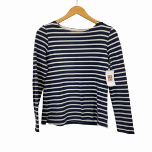 PETIT BATEAU(プチバトー) バスクシャツ レディース JPN：XS 【中古】【ブランド古着バズストア】