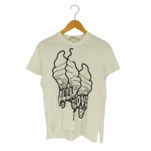 STELLA McCARTNEY(ステラマッカートニー) アシンメトリックフェルトロゴTシャツ レディース JPN：38 【中古】【ブランド古着バズストア】