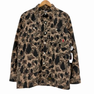 WTAPS(ダブルタップス) GROVE LS フランネルシャツ カモ メンズ JPN：M 【中古】【ブランド古着バズストア】