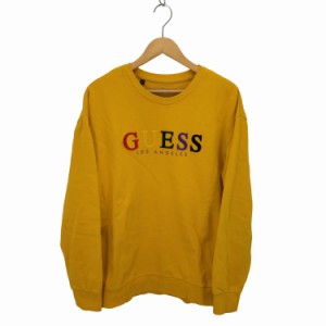 GUESS(ゲス) JED FLEECE CREW SWEAT メンズ import：XL 【中古】【ブランド古着バズストア】