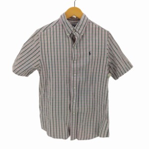 POLO RALPH LAUREN(ポロラルフローレン) 90S S/S チェック BD コットン シャツ レディース  80【中古】【ブランド古着バズストア】