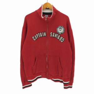 CAPTAIN SANTA(キャプテンサンタ) 05 ロゴワッペン 裏起毛 スウェット メンズ import：XL 【中古】【ブランド古着バズストア】