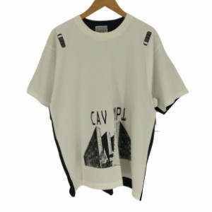 C.E(シーイー) バイカラー両面プリントTシャツ メンズ JPN：L 【中古】【ブランド古着バズストア】