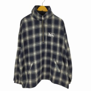 USED古着(ユーズドフルギ) {{SEQUENZ}}オンブレチェック ハーフジップシャツ メンズ JPN：L 【中古】【ブランド古着バズストア】