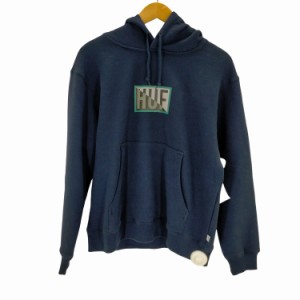 【HUF】ハフ　パーカー　L　黒　LOVELY SORT P/O HOODIE