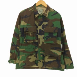 US ARMY(ユーエスアーミー) 80S Woodland Camo Camouflage BDU Shirt Jacket ウッドランドカモ ジャングルファーティグジャケット ミリタ
