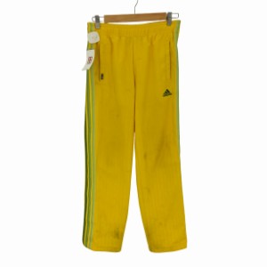 adidas(アディダス) 00S パフォーマンスロゴ スリーストライプ サイドライン ストレート トラックパンツ メンズ JPN：M 【中古】【ブラン