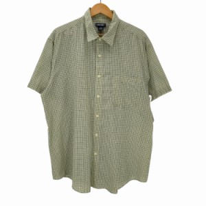 Cherokee(チェロキー) S/S チェックシャツ ラウンドカット メンズ JPN：XL 【中古】【ブランド古着バズストア】