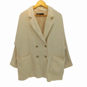 ZARA(ザラ) RUSTIC COAT ダブルテーラードジャケット レディース JPN：M 【中古】【ブランド古着バズストア】