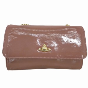 Vivienne Westwood LONDON(ヴィヴィアンウエストウッドロンドン) エナメル チェーン ショルダーバッグ レディース 表記無 【中古】【ブラ