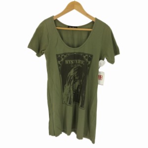 HYSTERIC GLAMOUR(ヒステリックグラマー) ガールプリント ロング カットソー レディース FREE 【中古】【ブランド古着バズストア】