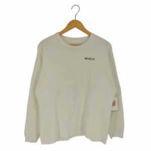 RVCA(ルーカ) ビッグシルエット バックプリント ロングスリーブカットソー レディース JPN：S 【中古】【ブランド古着バズストア】