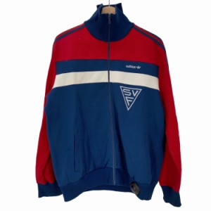 adidas(アディダス) 90-00s 国旗タグ フロッキーバックプリント トラックジャケット メンズ import：XL 【中古】【ブランド古着バズスト