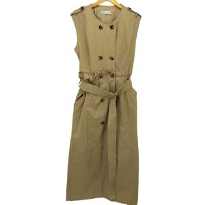美品【ZARA】ギャバジンワンピース トレンチノースリーブワンピース　M 2023885116.jpg?1694262166