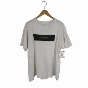 SOPHNET.(ソフネット) SOPHNET. BOX LOGO TEE ロゴプリントクルーネックTシャツ メンズ JPN：M 【中古】【ブランド古着バズストア】