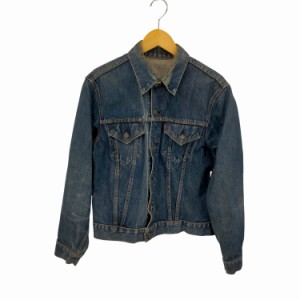 Levis(リーバイス) 60S~70S 70505 BIGE 3rd 4th移行期 不均等V デニムトラッカージャケット メンズ 表記無 【中古】【ブランド古着バズス