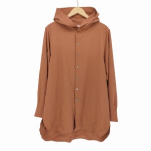 prasthana(プラスターナ) 20AW Strings Hooded Shirt Mustard ストリング フーデット シャツ メンズ JPN：1 【中古】【ブランド古着バズ