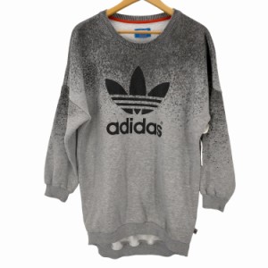 adidas Originals(アディダスオリジナルス) RITAORA 裏起毛トレフォイルスウェット スプラッターデザイン メンズ JPN：L 【中古】【ブラ