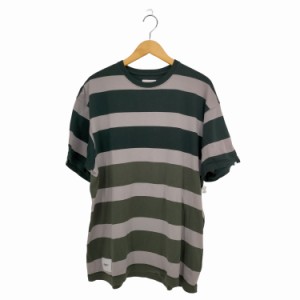 WTAPS(ダブルタップス) LANE SS COTTON ボーダーTシャツ メンズ  X 04【中古】【ブランド古着バズストア】