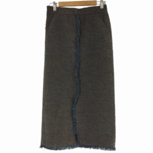 HELIPOLE(エリオポール) WOOL MIX TWEED BOXY SKIRT レディース  38【中古】【ブランド古着バズストア】