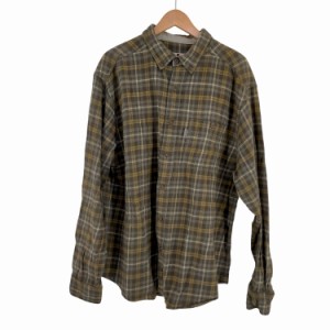 WOOLRICH(ウールリッチ) DARK LODEN BD ネルシャツ メンズ import：XL 【中古】【ブランド古着バズストア】