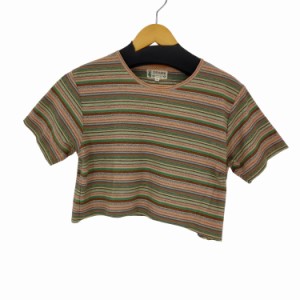 TITICACA(チチカカ) マルチカラークロップドクルーネックTEE レディース JPN：M 【中古】【ブランド古着バズストア】