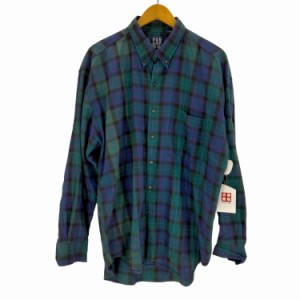 Gap(ギャップ) 90s old ポルトガル製 ボタンダウンチェックシャツ メンズ JPN：L 【中古】【ブランド古着バズストア】