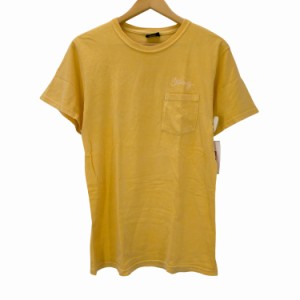 Stussy(ステューシー) ロゴ チェーンステッチ ポケットTシャツ メンズ import：S 【中古】【ブランド古着バズストア】